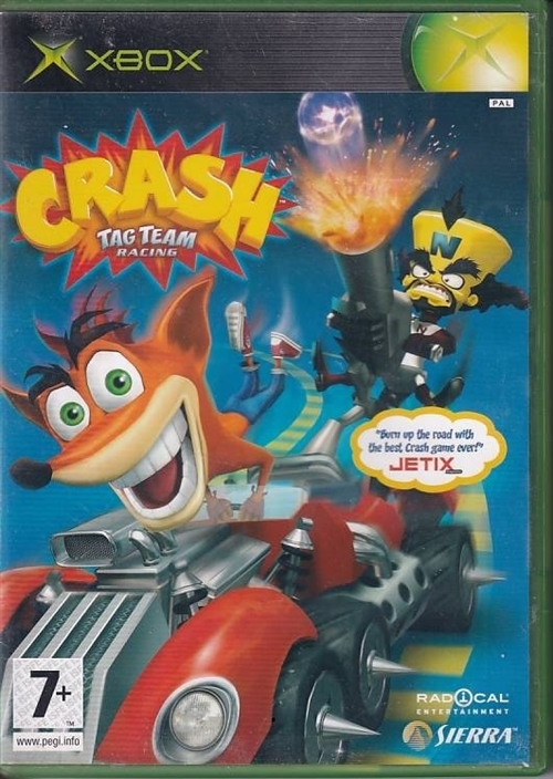 Crash Tag Team Racing - XBOX (B Grade) (Genbrug)